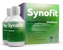 Synofit Groenlipmossel Vloeibaar Duo 2x200 ml