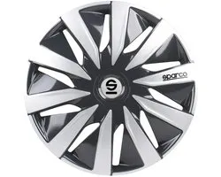 Sparco - Wieldoppen - Velgen - Lazio - 15 inch - Grijs/Zilver