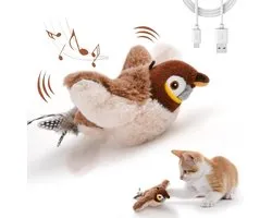 Interactief flappy vogel kattenspeelgoed