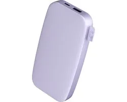 Fresh ‘n Rebel Powerbank 12000 mAh - Snellader (20W PD) - Powerbank iPhone en Samsung - USB-C en USB-A - Lila