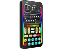 Voice Changer Sound Card - Audio Effect Mixer - Live Streaming - Bluetooth Accompaniment