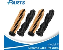 Dreame L40s Pro Ultra Borstels (4 Stuks, Plus.Parts® alternatief voor RMB13)