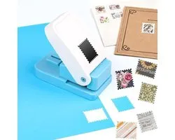 1 x 0.8 Inch Rectangular Post Stamp Puncher - StampShape Hole Puncher voor Crafts - Scrap A Day Punch - Stamps van Lever Punches - StampStyle Punching voor Craft Paper en Scrapbook