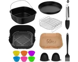 Kit d'accessoires Airfryer 15 pièces pour Philips, Ninja et Cosori