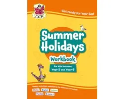 CGP Holiday Workbooks- CGP Summer Holidays Activity Workbook - for kids between Year 5 and Year 6 (ages 9-10)