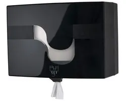 Toiletpapier dispenser Celtex Megamini Easy-Pull zwart