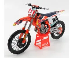 Maisto Jeffrey Herlings KTM SXF450 Mini Crossmotor 1/6 Schaalmodel