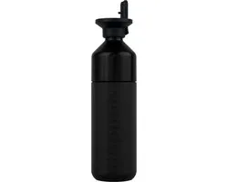 Dopper Insulated Thermosfles - Blazing Black x Flip Straw - 580 ml