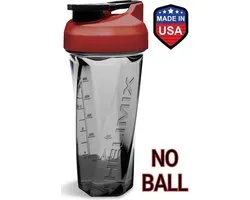 Helimix Vortex Shaker beker Rood - 828ml - Geen blending bal of garde nodig - Beste draagbare pre-workout wei-eiwit fitness beker - Mixt Cocktails, Smoothies en Shakes - Bidon is vaatwasserbestendig