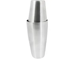 Point-Virgule Boston shaker uit geborsteld rvs 700ml