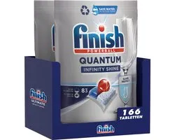 Finish Quantum Infinity Shine Vaatwastabletten - 166 Capsules
