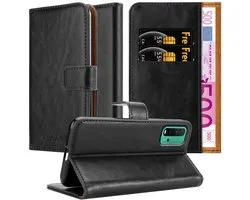Étui Cadorabo pour Xiaomi RedMi 9T / POCO M3 en NOIR GRAPHITE - Étui de protection avec fermeture magnétique