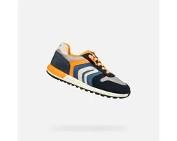 GEOX ALBEN Baskets pour femmes - GRIS CLAIR/BLEU MARINE - Taille 32