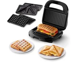 Philips 5000 Series Machine à sandwich HD2350/80 - Zwart/ argent