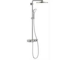 GROHE Euphoria SmartControl 310 douchesysteem, doucheset, thermostatische douchekraan, roestvrijstalen look, 26507DC0