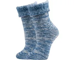 Topsocks bedsokken Luxury Wool - blauw 39/42