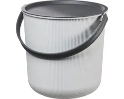 Emmer / opslagcontainer voor Plast Team Akita 53L - Grijs