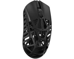 WLMouse Beast X Mini Pro Side Slits Black - Souris - Sans fil - 5 boutons - 8000Hz - 30.000 DPI - PAW 3950HS - Omron optical switches - Noir