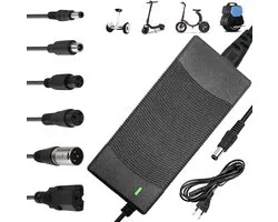 Elektrische Scooterlader - 42V 2A Hoverboard-Oplader - Oplader Voor Scootmobielen Met 6 Aansluitingen - Geschikt Voor Xiaomi M365/Pro/Mi 3/1s