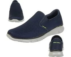 Skechers Equalizer Double Play Mocassins à enfiler NVY pour hommes