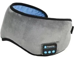 Slaapmasker Bluetooth - Slaap Koptelefoon - Sleepphones - Draadloos - Lichtschild - Grijs