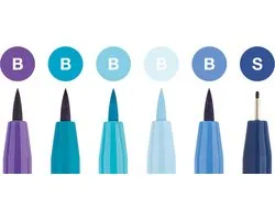 Faber-Castell tekenstift - Pitt Artist Pen - Handletteringset - Good Vibes Only - 6 delig - FC-267123