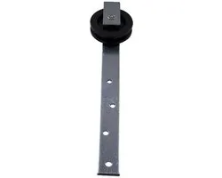 Hangrol 75mm, Rail katrol, Hang katrol, Katrollen, Deur katrol