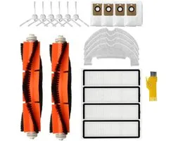 Accessoires voor Dreame Bot Z10 Pro D10 Plus L10 Plus L10 Plus 20 verpakkingen 2 hoofdborstels, 4 filters, 6 zijborstels, 4 dweildoeken, 4 zakjes