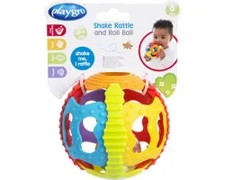 Playgro - Shake Rattle and Roll Ball - Baby bal - Baby bal rammelaar - rammelaar - Speelgoed Baby - Speelgoed 1 jaar - Baby rammelaar Baby bal - Baby Speelgoed - Educatief baby speelgoed
