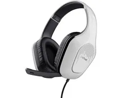 Trust GXT 415W Zirox - Gaming Headset - Bedraad - 50mm Drivers - Over-ear - Wit