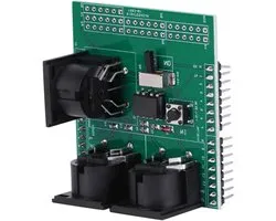 Module MIDI Shield - Adaptateur d'interface - Production musicale - Ports isolés optiquement - 14,1 x 9,3 x 3,2 cm