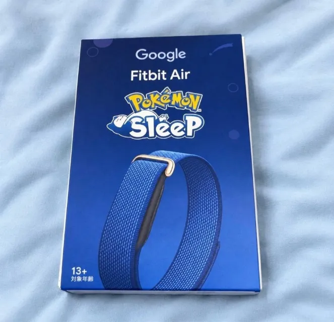 Google Fitbit Air Pokémon Sleep tracker, blue