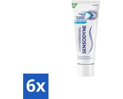 6 x Sensodyne – Dentifrice – Rapid Relief Whitening – 75 ml - Dents Sensibles - Dentifrice - Soulagement - Whitening - Santé Buccale