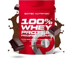 Scitec Nutrition - 100% Whey Protein Professional (1000 grammes - Chocolat) - poudre de protéines - shakes protéinés - concentré et isolat de lactosérum - nutrition sportive - 33 shakes