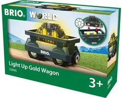 BRIO Wagon Lumineux Charge D'Or