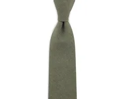 Sir Redman - Stropdassen - WORK stropdas denim groen - legergroen