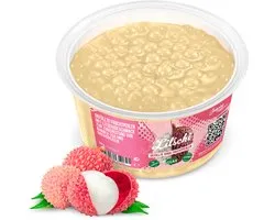 Inspire Food Company - Bubble tea - Bubble Tea Parels - Popping Boba Pearls - Popping Fruitparels - Lychee smaak - 450 gram