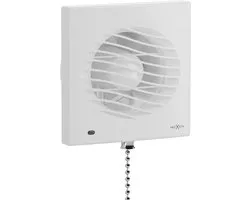 Mexen DXS 120 badkamer ventilator, trekkoord schakelaar, wit - W9603-125K-00
