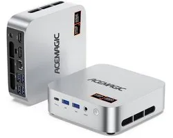 Mini PC de Gaming ACEMAGIC W1, AMD Ryzen 7 8745HS, 32 Go DDR5, Mini To PC 4.0 SSD Mini (8 cœurs/16 threads, jusqu'à 4,9 GHz), ordinateur de bureau Radeon 780M, 8k @ 60 Hz USB4/WiFi6/BT5.2