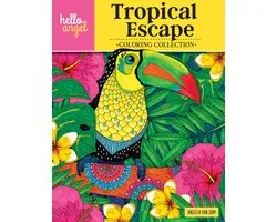 Hello Angel Tropical Escape Coloring Collection
