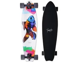 Tempish - Fish-In Longboard - 32.5 inch 82 cm - Cruiser Skateboard - Gripvast Deck & Smooth Ride