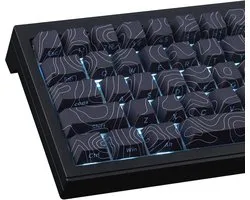 PBT Keycap Set - 135 Toetsen Cherry Profiel, DYE-SUB Zwart voor MX Schakelaars, ISO/ANSI UK Layout