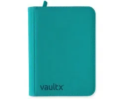 Vault X 4-Pocket Exo-Tec® Zip Binder - Verzamelmap - 160 Kaarten/Blauwgroen