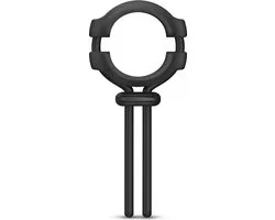 Cockring réglable en Siliconen Dorcel FIT RING - Noir