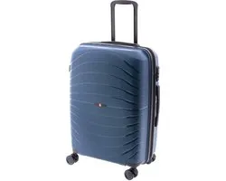 Gladiator Kick-Off Middelgrote Koffer - 67 cm - 72/90 liter - Expandable - Petrolblauw