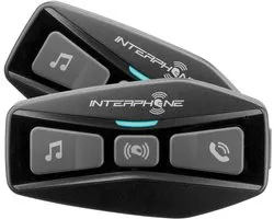 Interphone U-Com 2 Bluetooth Communicatiesysteem Double Pack - Maat - Bluetooth Intercom