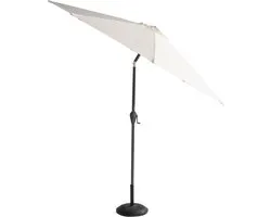 Hartman Sunline Parasol 270 cm off white / beige | Ronde Hartman parasol