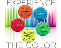 Franklin ProBrite baseball - sponge rubber - 23cm - oranje