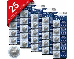 Piles Maxenza CR2032 - Piles CR2032 - Knoopcel 3V - 25 pièces