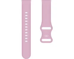 Siliconen bandje - geschikt voor Amazfit GTS / GTS 2(E) / GTS 2 Mini / GTS 3 / 4 (Mini) / Bip (S) / Bip U (Pro) / Bip Lite / Bip 3 (Pro) / GTR 42 mm / Pop (Pro) / Active (2) - lila